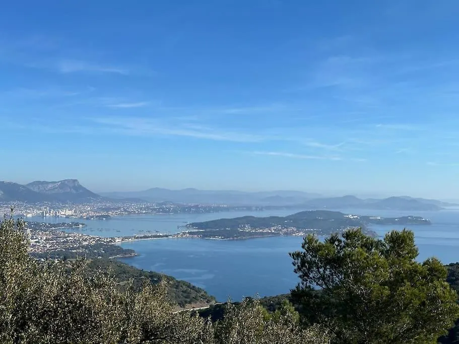 Studio Dernier Etage Vue Mer Clim Et Wifi Saint-Mandrier-sur-Mer France