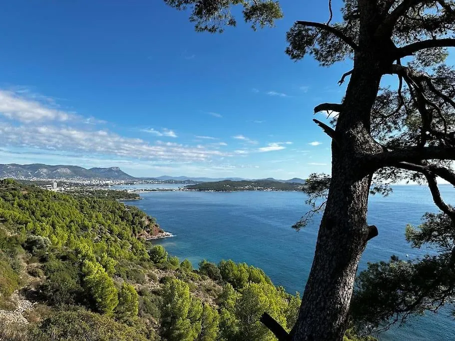 Studio Dernier Etage Vue Mer Clim Et Wifi Saint-Mandrier-sur-Mer Apartment